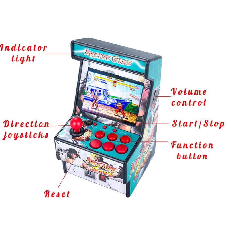 Mini Consola Portátil de Videojuegos Retro